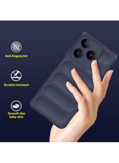 ماركة غير محددة حافظة حماية ممتازة من السيليكون الخلفي متوافقة مع هاتف Realme C63/C61/Note 60 Magic Shield حافظة مقاومة للصدمات مع حماية للكاميرا (أزرق)  - Image 5