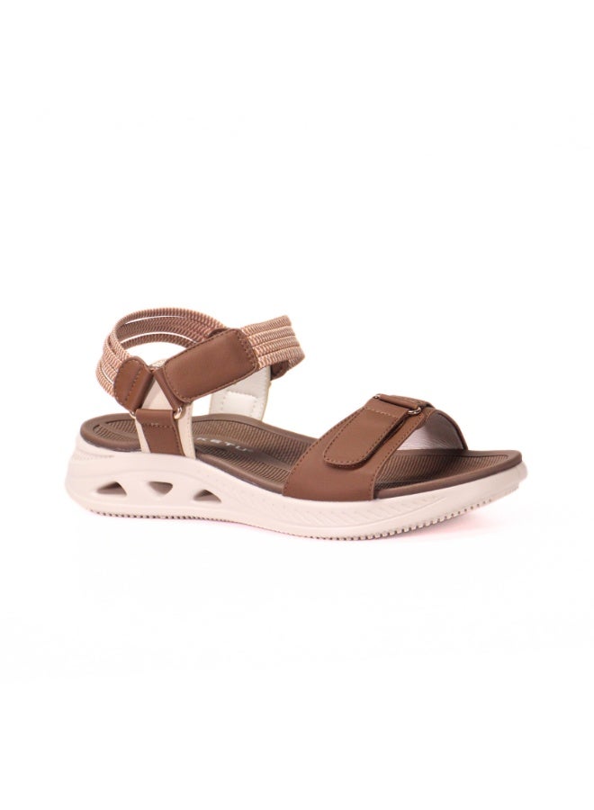 Monami Women’s Comfort Flat Sandals with Adjustable Strap Design, Open Toe Casual Walking Slides with Cushioned Footbed, Lightweight Everyday Summer Footwear for Travel, Outdoor Activities, Casual Wear and Daily Use - Image 1