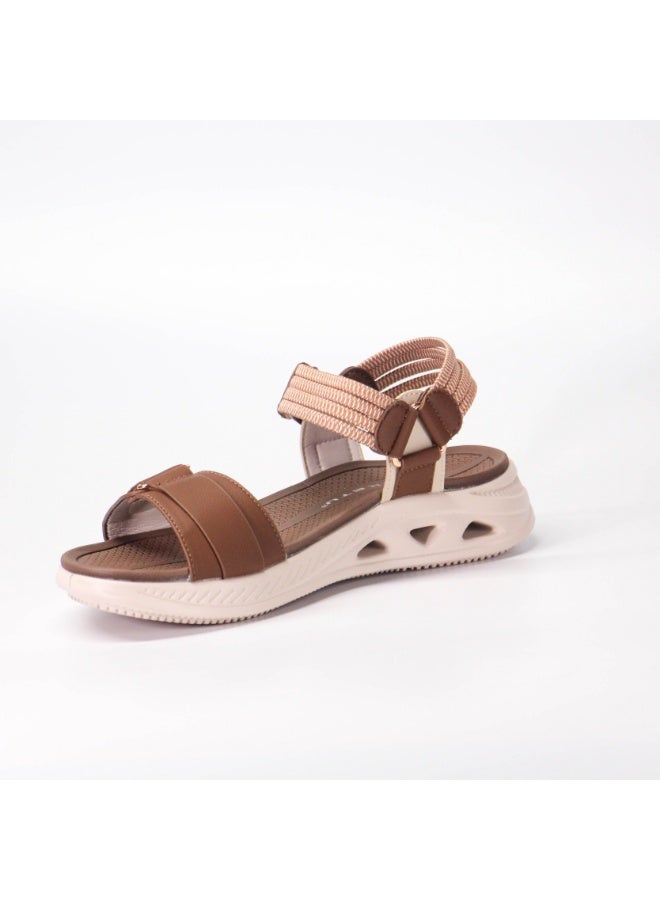 Monami Women’s Comfort Flat Sandals with Adjustable Strap Design, Open Toe Casual Walking Slides with Cushioned Footbed, Lightweight Everyday Summer Footwear for Travel, Outdoor Activities, Casual Wear and Daily Use - Image 5