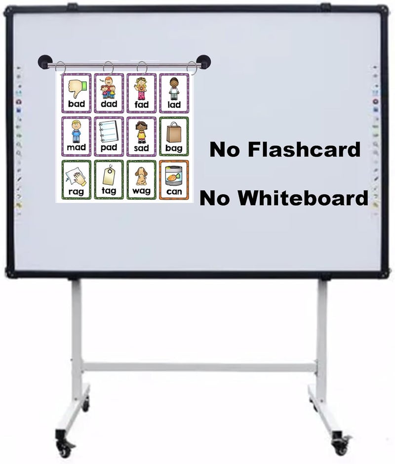 YYST-Type B 29" Ceiling Magnetic Anchor Chart Holder Magnetic Flip Calendar Holder Sign, Banner Holderfor Kids Crafts, Picture, Anchor Charts, Posters W Magnets (W - O Rings -1) - Image 5