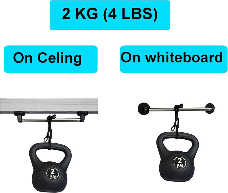 YYST-Type B 29" Ceiling Magnetic Anchor Chart Holder Magnetic Flip Calendar Holder Sign, Banner Holderfor Kids Crafts, Picture, Anchor Charts, Posters W Magnets (W - O Rings -1) - Image 4