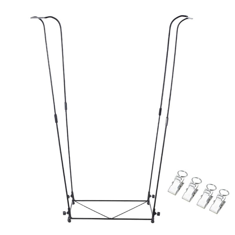 viterlight Trash Bag Holder, Metal Garbage Bag Holder, 30-45 Gallon Portable Trash Bag Holder Stand, Multi-use Leaf Bag Holder for Yard, Camping, Party, Wedding - Image 1