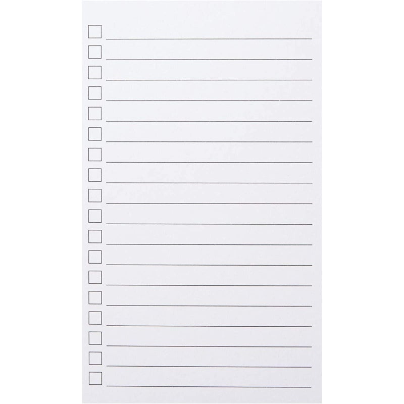 Okuna Outpost 300 Pack Vertical Ruled Index Cards 3x5 with Check Boxes for Daily To Do Checklists and Tasks, Thick Card Stock Office Supplies - Image 4