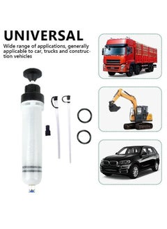XiuWoo 200cc Fluid Extractor, Automotive Fluid Extractor Pump, Oil Extractor Oil Syringe, Manual Fuel Suction & Filler, Fluid Change Evacuator, Auto Car Brake Fluid Oil Change Replacement Tool  - Image 3
