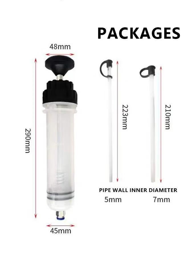 XiuWoo 200cc Fluid Extractor, Automotive Fluid Extractor Pump, Oil Extractor Oil Syringe, Manual Fuel Suction & Filler, Fluid Change Evacuator, Auto Car Brake Fluid Oil Change Replacement Tool  - Image 4
