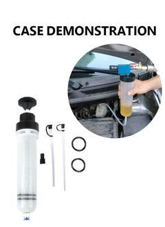 XiuWoo 200cc Fluid Extractor, Automotive Fluid Extractor Pump, Oil Extractor Oil Syringe, Manual Fuel Suction & Filler, Fluid Change Evacuator, Auto Car Brake Fluid Oil Change Replacement Tool  - Image 5