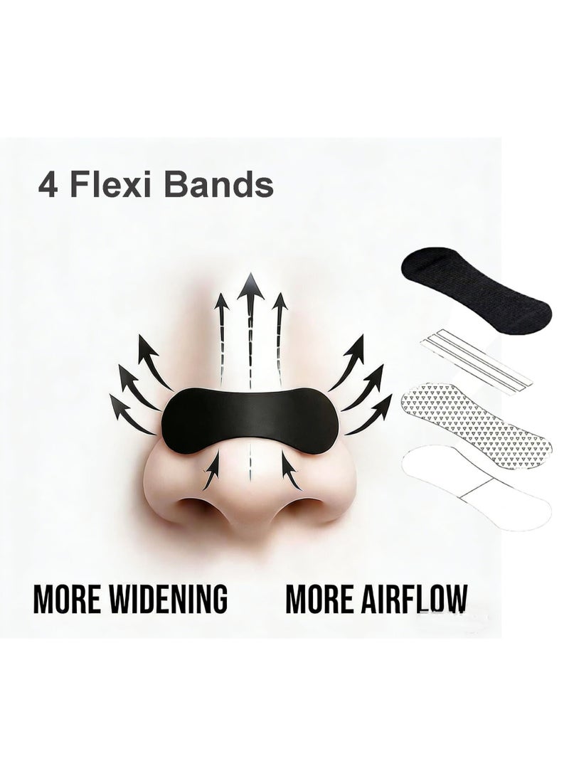 60 Pack Nose Strips - Extra Strength Nasal Strips for Snoring, Breathing and Exercise , Nose Tape for Sleeping - Image 2