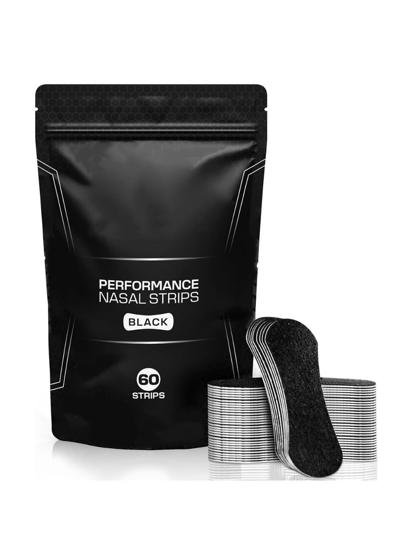 60 Pack Nose Strips - Extra Strength Nasal Strips for Snoring, Breathing and Exercise , Nose Tape for Sleeping - Image 1