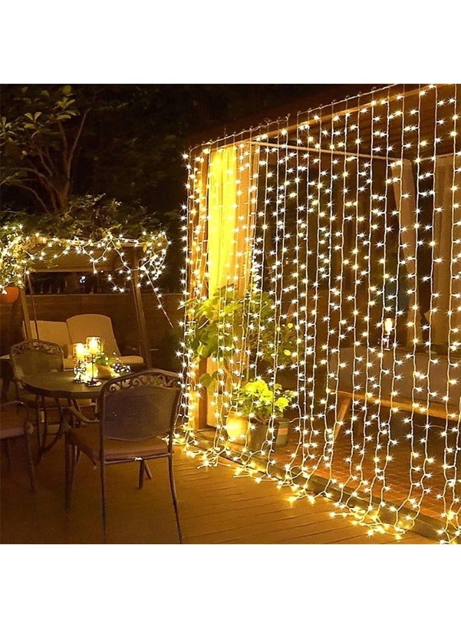 ليد ستارة إضاءة ليد احتفالية 6*4 (650LED) - زينة رمضان، العيد، مناسبات خاصة، أجواء رومانسية - Image 1