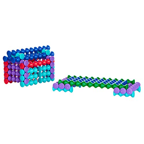 Popular Playthings Playstix Flexible Set Construction Toy Building Blocks 68 Piece Kit - Image 5