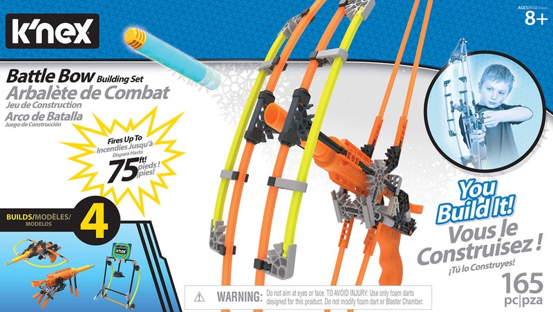 K'NEX KNEX KForce Battle Bow Build and Blast Set  Blue for 815 years - Image 2