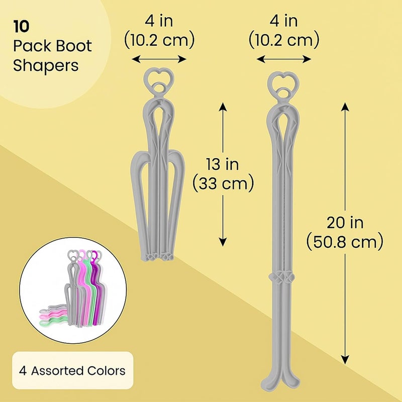 Lify Boot Shapers for Tall Boots - Folding Shoe Tree, Support Stand, Stand Up Shoe Insert - Shaper Pack for Women and Men - Image 2