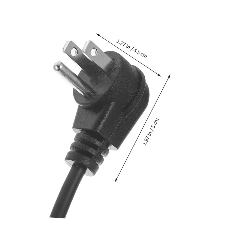 Low Profile Flat Power Extension Cord For TV Computer Projector Behind Furniture - Image 3