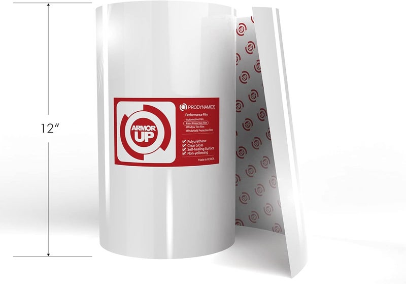 ARMOR UP [] 12"x 72", Clear Paint Protection Film Roll for Cars, Full-Size Trucks, SUVs. 8-mil Thick, Non-Yellowing, Optical Clarity, UV Protection, Self-Healing, Gloss Finish - Image 1