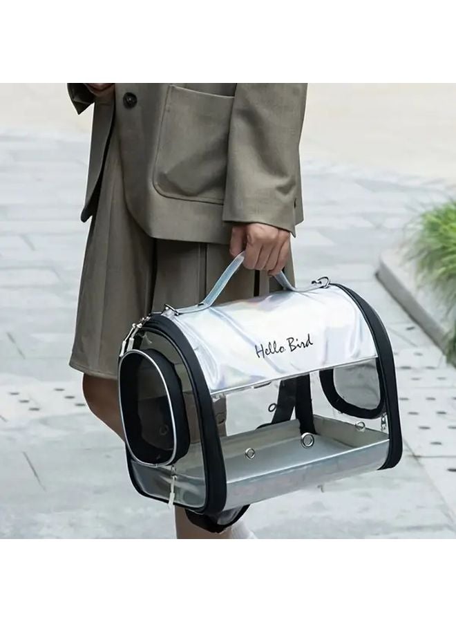 Pink Small Pet Carrier Lightweight Portable Travel Bag For Cats Dogs Rabbits - Image 4