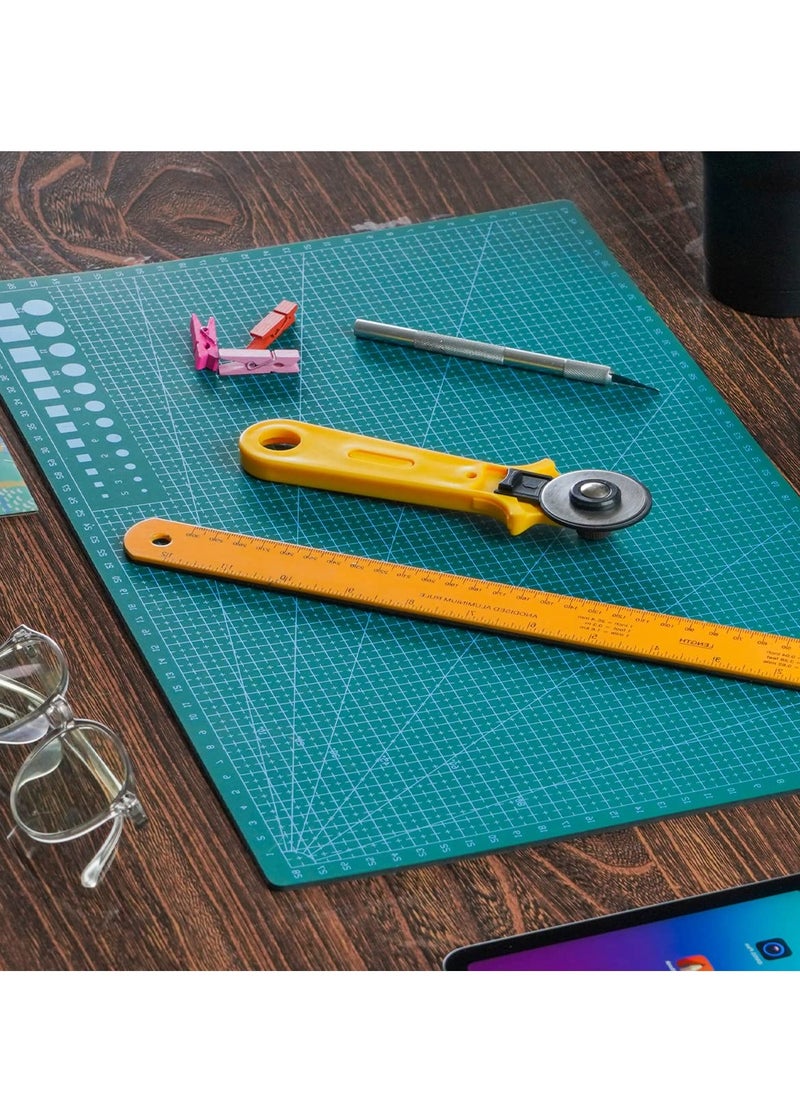 Excefore - Cutting Mat Craft Mat, Self-Healing Craft Cutting Mat, Accurate Guide Grid Lines Design for Cutting Fabric, for Arts and Crafts, Sewing, Quilting and Scrapbooking Projects - Image 1