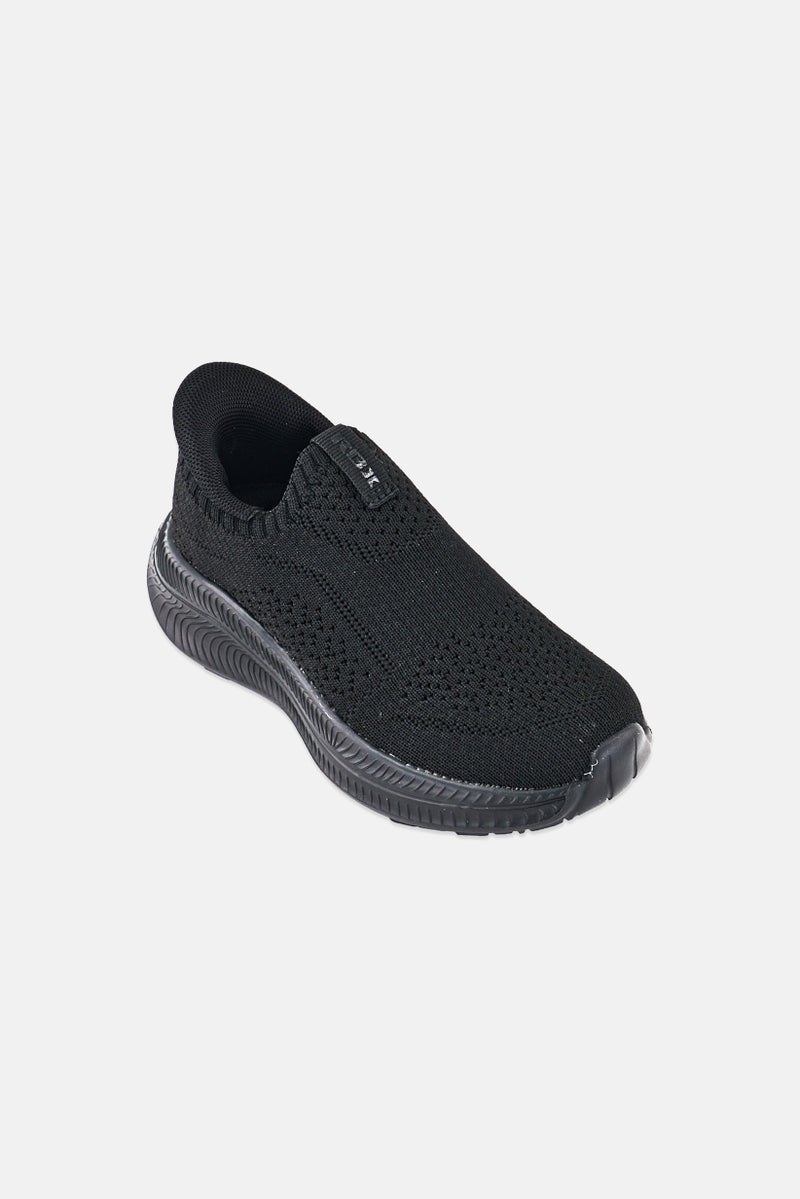 RBX Toddlers Girl Slip On Shoes, Black - Image 1