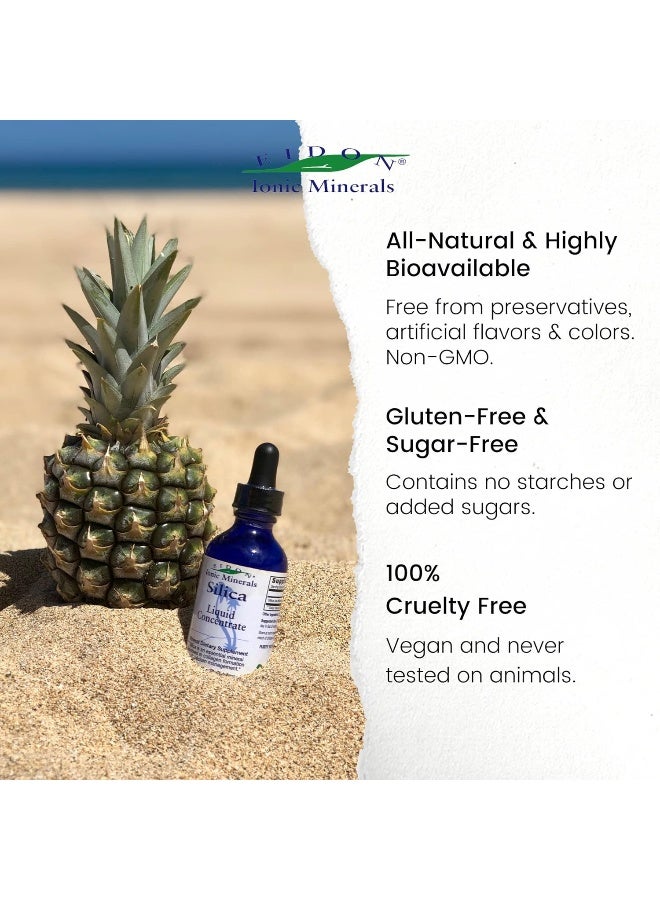 Eidon Ionic Minerals Eidon Mineral Supplements, Ionic Minerals, Silica, Liquid Concentrate, 2 Oz (60 Ml) - Image 5