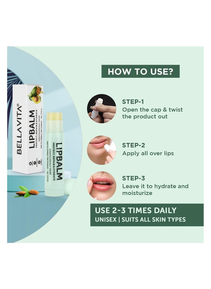 Bella Vita - Organic NicoLips Lip Scrub & NicoBalm Lip Balm Combo For Dry, Chapped & Dark Lips Remover Treatment, 20 g, 4 g - Image 1