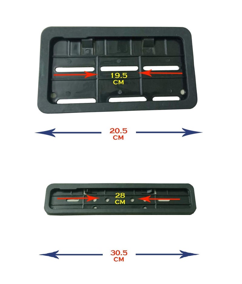 SW Bike Number Plate Frame Set of Two (Front and Back) for All Bike/Scooty - Image 2