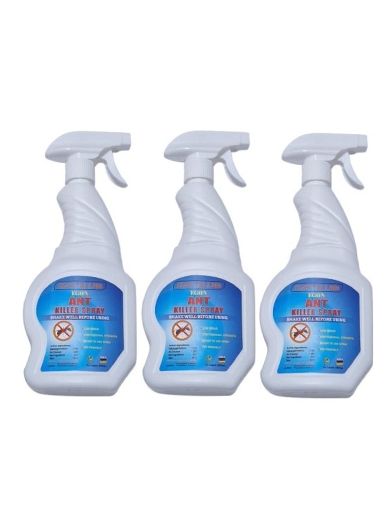 Generic Ant Killer Spray 3x500ml 
