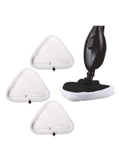 3Pcs Microfibre Cloths Universal Cleaning Pads Microfibre Replacement Cloths Pad Microfibre Steam Mop Pads for H2O H20 X5 and Vax S2 Steam Mops
