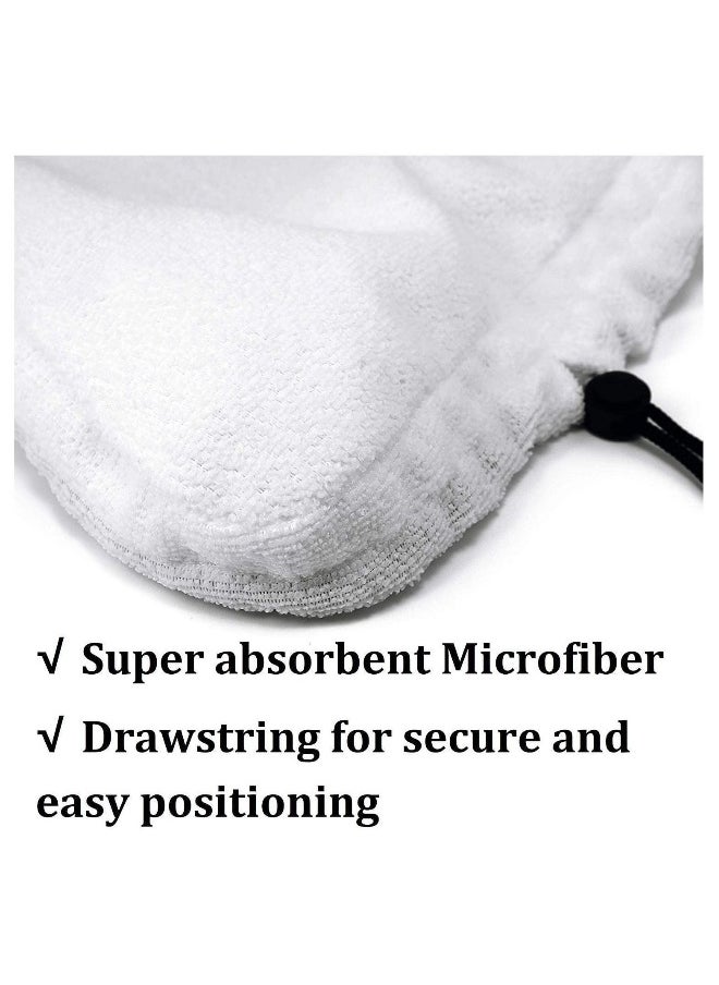 Generic - 3Pcs Microfibre Cloths Universal Cleaning Pads Microfibre Replacement Cloths Pad Microfibre Steam Mop Pads for H2O H20 X5 and Vax S2 Steam Mops - Image 1