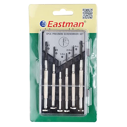 Eastman Precision Screw Driver, Alloy Steel, Black Finished, Comfortable Grip And Easy To Use, Handle Surface Treatment Nickle, set of 6 Pcs. (E-3015) - Image 5