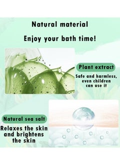 ZCM-HAPPY Box of 12 Bath Salt Balls, Plant and Flower Scented Bath Bombs with Sea Salt Aromatherapy, Moisturizing Natural Bath Fizzies for Deep Skin Cleansing and Long-Lasting Fragrance  - Image 3