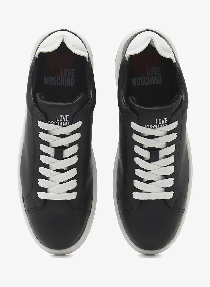Love Moschino  Logo Low Top Sneakers for Women | Best Price UAE