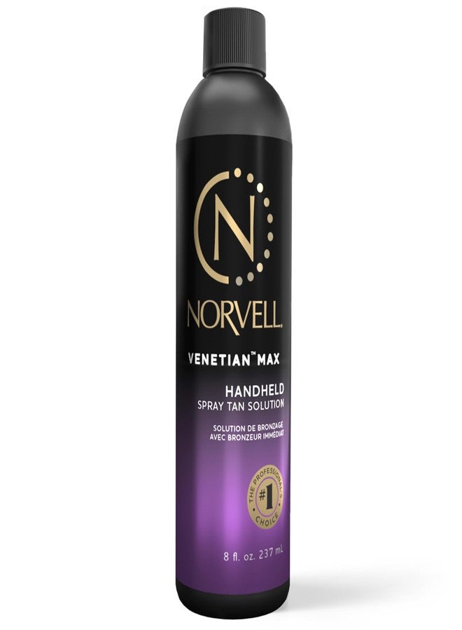 Norvell Premium Spray Tan Solution Venetian Max 8oz – Professional Sunless Tanning Formula with Cool Violet Brown Undertones, Streak Free, Fast Drying, Long Lasting Color - Image 1