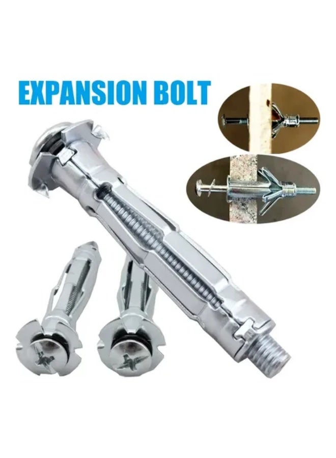 PROMASS 2-Piece M8 x 52mm Expandable Metal Wall Plugs - Heavy Duty Hollow Wall Cavity Anchor for Gypsum, Wood, and Plasterboard - Image 2