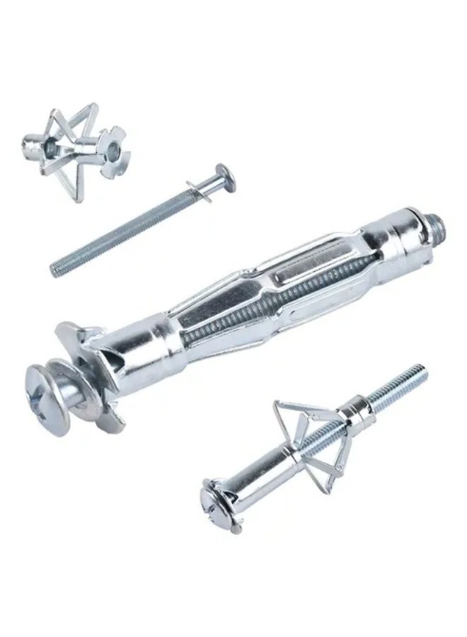 PROMASS 2-Piece M8 x 52mm Expandable Metal Wall Plugs - Heavy Duty Hollow Wall Cavity Anchor for Gypsum, Wood, and Plasterboard - Image 1