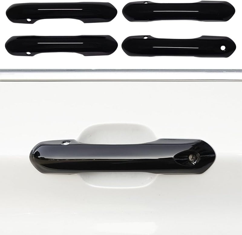 AOKIO Glossy Black Door Handle Cover Trim for Ford Explorer - Image 1
