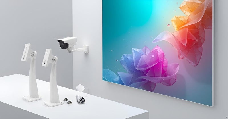 Bectro حامل/دعامة تركيب على الحائط لكاميرا CCTV الأمنية، بطول 18 سم / 7 بوصة مع زاوية قابلة للتعديل 90 درجة، للاستخدام الداخلي/الخارجي (عبوة من 2 مجموعة) - Image 3