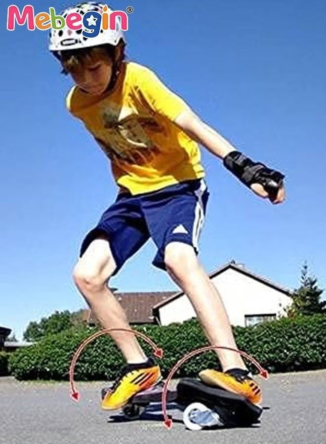 Sturdy Caster Board, Deluxe Junior Skateboard with Flashing Wheels and Anti-slip Board, Suitable for Kids Aged 5+ and Adults - Image 3
