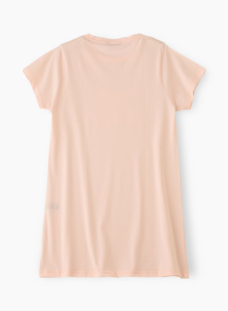 Lacy Dreams LACY DREAMS WOMENS KNITTED SLEEP SHIRT  - Image 2