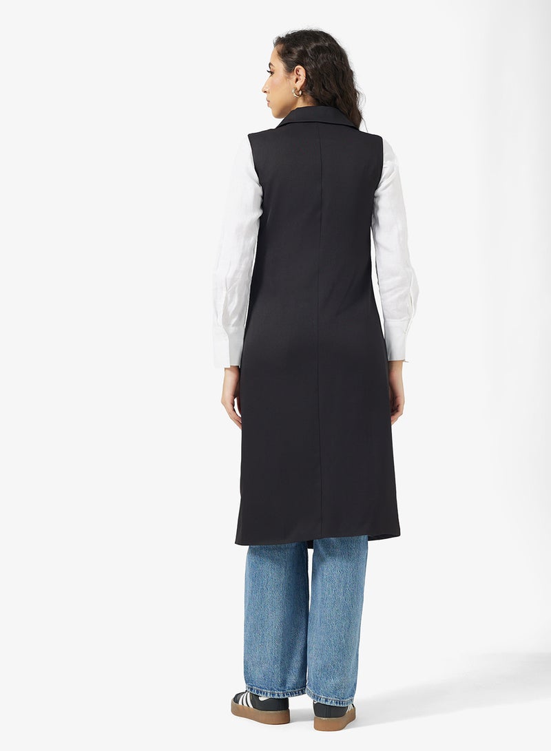 جينجر سترة طويلة بأزرار - Image 2