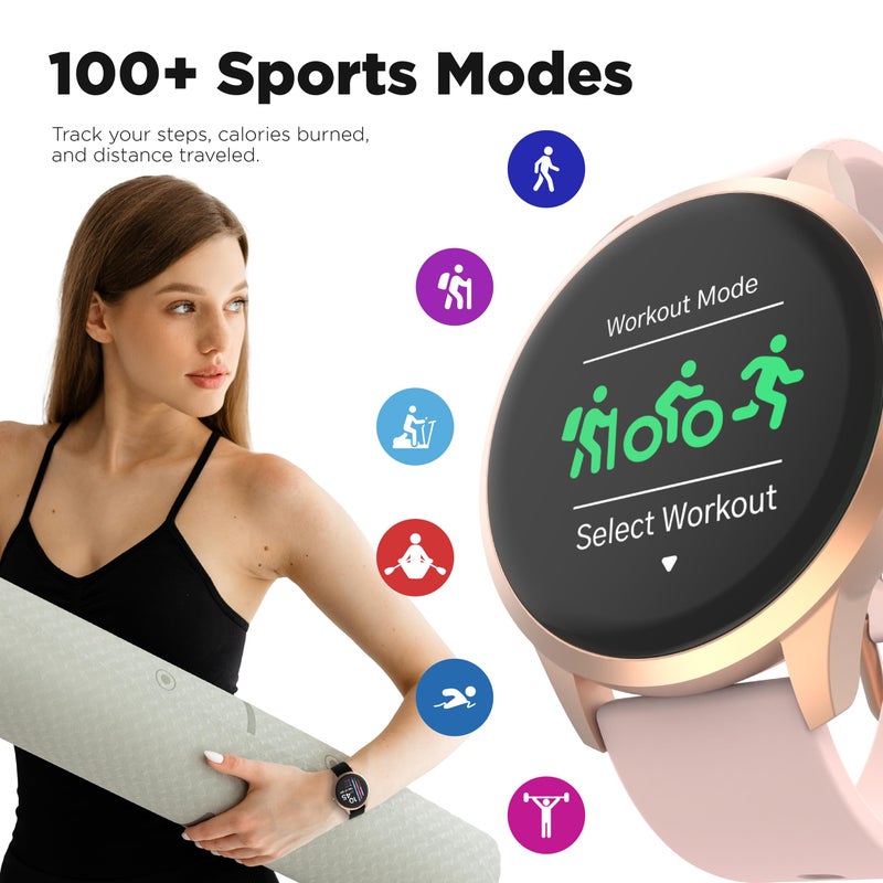 iTouch Sport 4 Smartwatch - Fitness Tracker, Heart Rate Monitor, Customizable Watch Face - Activity and Calorie Tracker - 100+ Sports Modes - Bluetooth Connectivity - Image 4