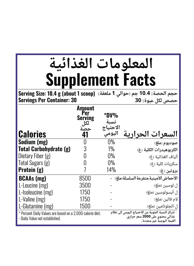 سوشيال جيم - BCAA لتعافي العضلات والطاقة بنكهة الفراولة والبطيخ - 30 حصة - 312 غرام - Image 1