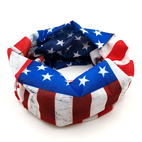 TERNNK Seamless Neck Gaiter Shield Scarf Bandana Face Mask (Red Flag) - Image 4