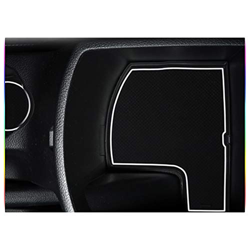 SKTU for 2021 2022 2023 2024 2025 2026 Kia Seltos Door Slot Mat Non-Slip Interior Door Groove Gate Pad Fit 2021-2025 2026 Kia Seltos Door Compartment Cup Center Console Liners (White) - Image 5