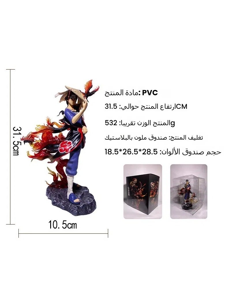 general Naruto series MRJ Uchiba, ferret, crow, ferret, statue figure ornament model, gifts for fans and friends - Image 5
