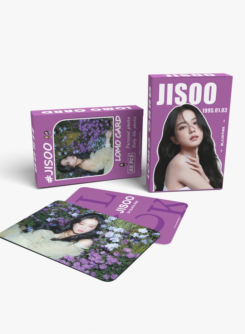 55 بطاقة شخصية لومو بينك بلاك جيسو - Image 1