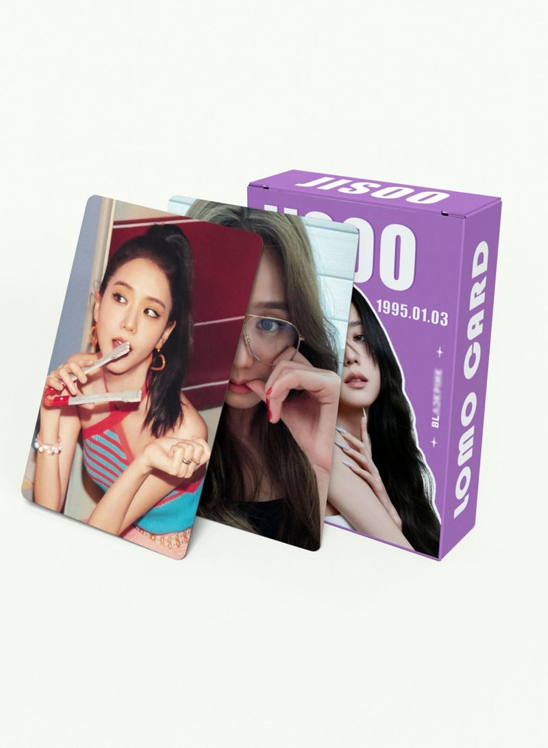 55 بطاقة شخصية لومو بينك بلاك جيسو - Image 3