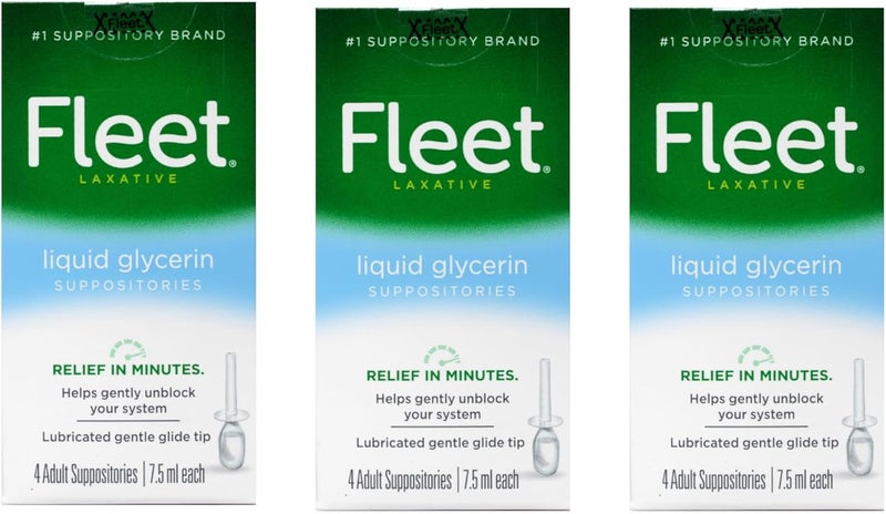 تحاميل الجلسرين السائل الطبي من ماربل 4 كل منها (عبوة من 3)