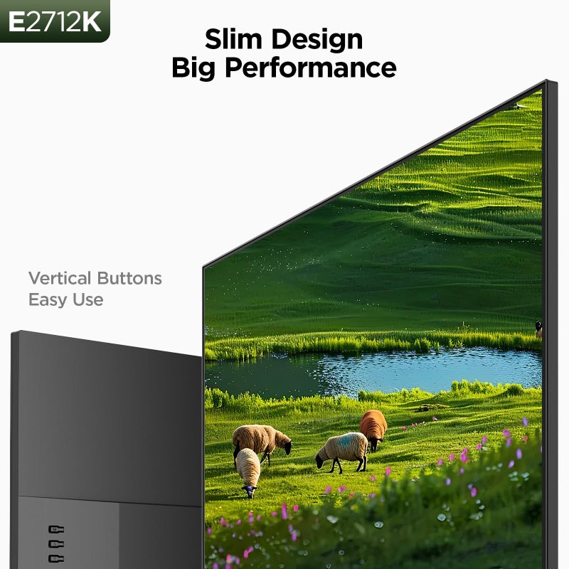 KOORUI شاشة مكتب للألعاب KOORUI مقاس 27 بوصة، 144 هرتز، عرض VA، نسبة تباين 4000:1، FreeSync، FHD 1080P، معتمدة من TÃœV Rheinland، حواف رفيعة، منافذ HDMI وVGA، ميل مريح، تركيب VESA، باللون الأسود - Image 3