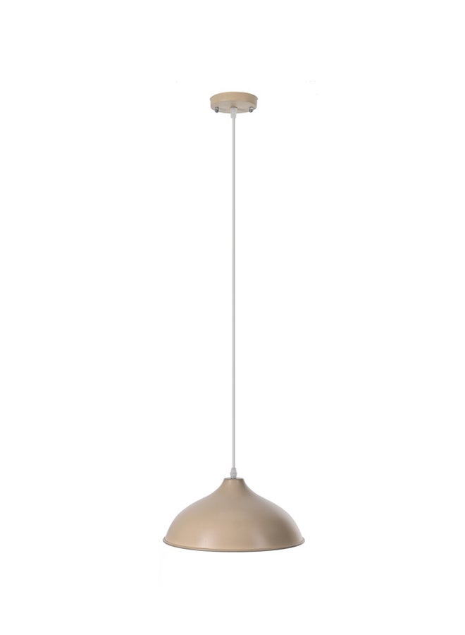 El Rawda Lighting Indo Ceiling Lamp - Single | modern decorative LED E27 pendant light ceiling lamp hanging | suitable for any room | Color: Beige | Size: 70x29 cm