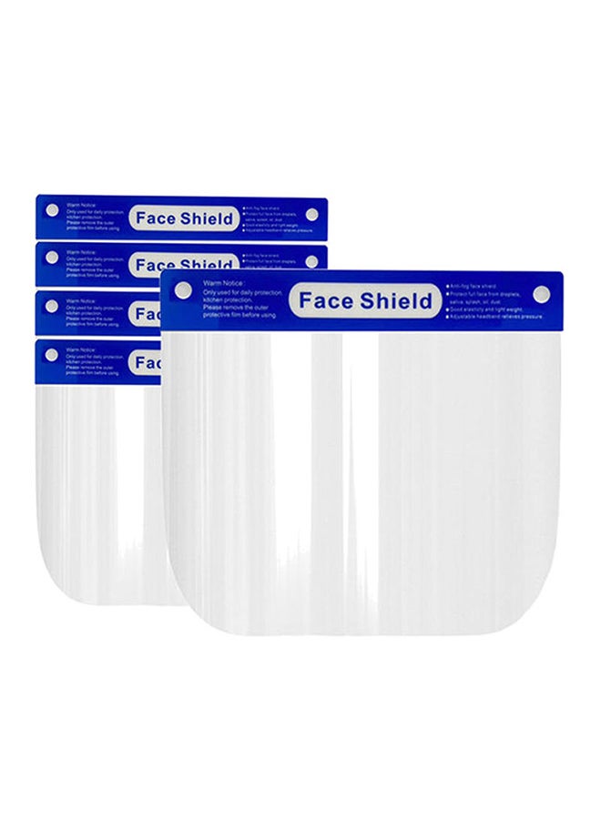 5-Piece Anti-Fog Adjustable Full Face Shield - Image 1