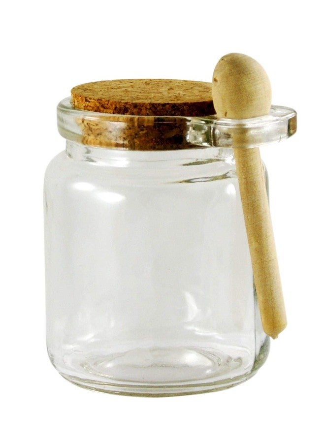 Grant Howard 51016 Round Spice Jar with Wooden Spoon, 6 oz.